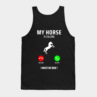 funny horse Tank Top